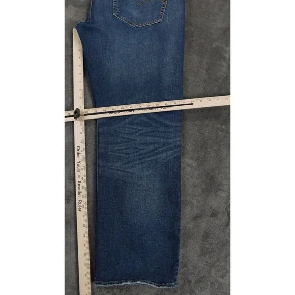 Levi's 501 Premium Denim Jeans Size 40 x 30 High Waist Button Fly Straight Leg - Picture 16 of 16